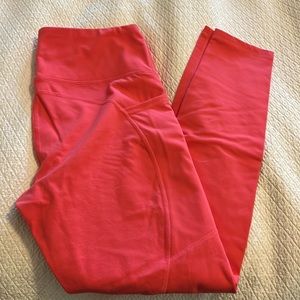 Mono B Fleece-lined Pink Leggings